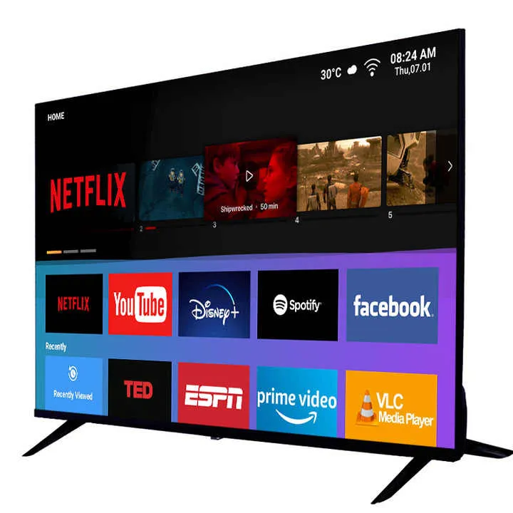 قبول مخصص OEM مجموعة تلفزيون led عادي . Accept OEM custom normal led tv set 4k smart android