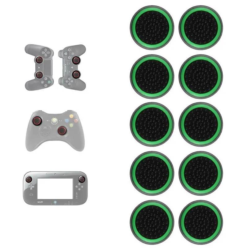 10-piece Luminous Gamepad Button Caps for Ps5 / Ps4 / Ps3 / Xbox one / 360 / Pro / Series x / s