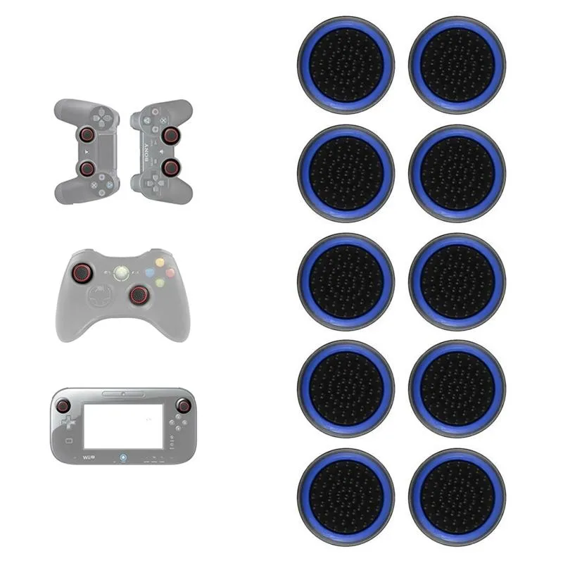 10-piece Luminous Gamepad Button Caps for Ps5 / Ps4 / Ps3 / Xbox one / 360 / Pro / Series x / s