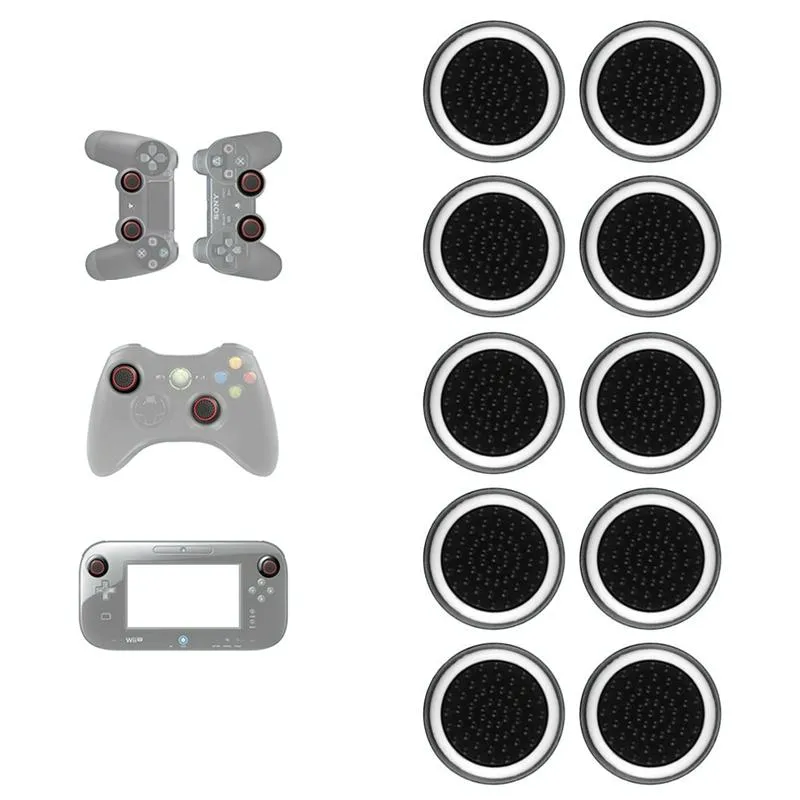 10-piece Luminous Gamepad Button Caps for Ps5 / Ps4 / Ps3 / Xbox one / 360 / Pro / Series x / s