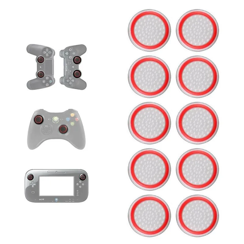 10-piece Luminous Gamepad Button Caps for Ps5 / Ps4 / Ps3 / Xbox one / 360 / Pro / Series x / s