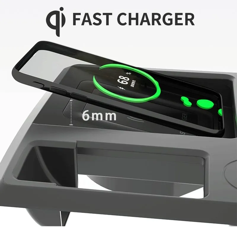 15W / 10W Wireless Charger | For Audi Q3 2019-2022 | Qi Standard