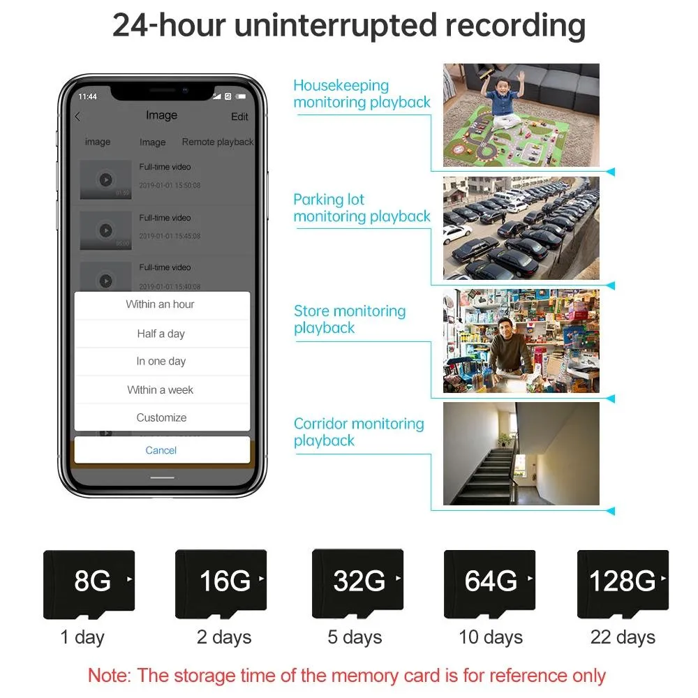 360 Degree Fisheye Lens Wifi Ip Camera With Motion Detection & Night Vision - Shark 960P