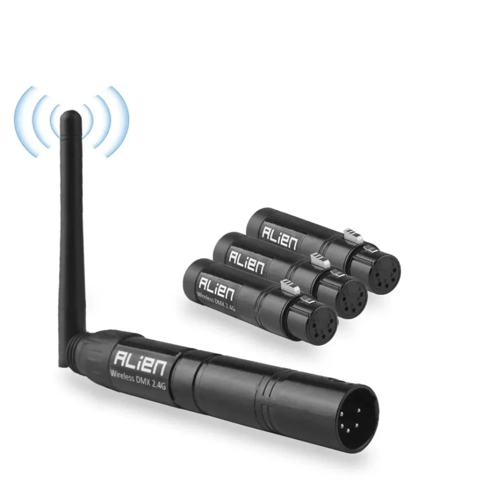 5 Pin Din 2.4g Ism Wireless Dmx 512 Dfi Controller Xlr Receiver Transmitter for Disco Dj Stage Par Moving Head Laser Light