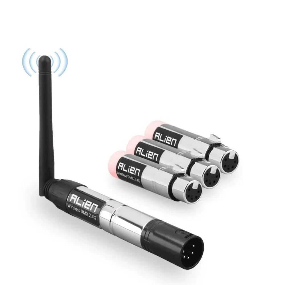 5 Pin Din Dmx 512 Dfi Controller 2.4g Wireless Transmitter Receiver for Disco Dj Party Par Moving Head Beam Laser Lights