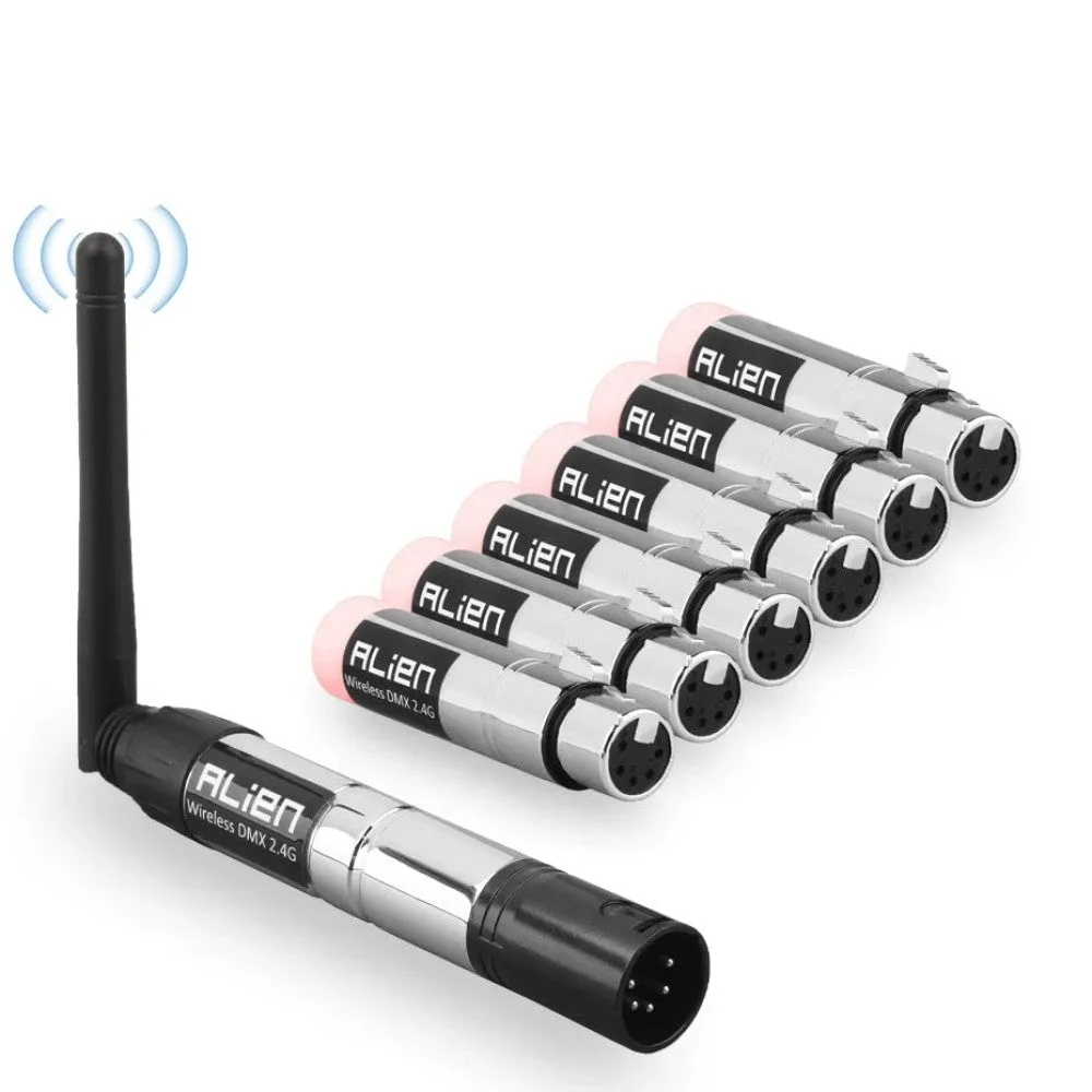 5 Pin Din Dmx 512 Dfi Controller 2.4g Wireless Transmitter Receiver for Disco Dj Party Par Moving Head Beam Laser Lights