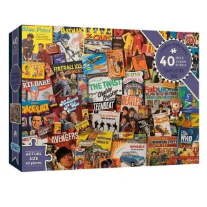 60's Spirit - 40 XL Piece Jigsaw Puzzle