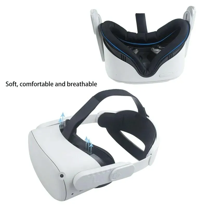 Anti-sweat Eye Mask for Meta Quest 2 Vr Headset - Black