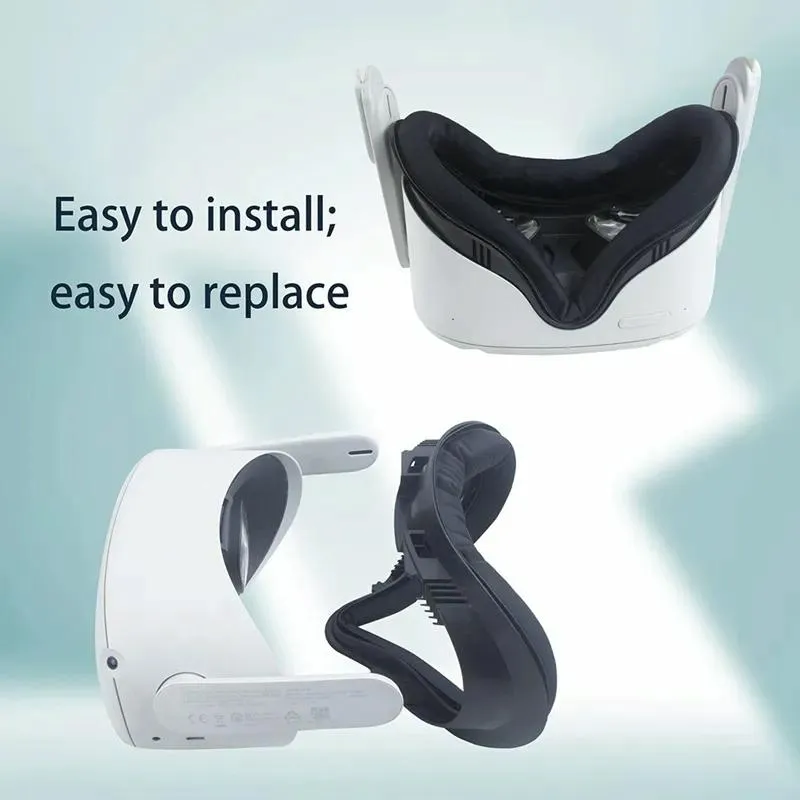 Anti-sweat Eye Mask for Meta Quest 2 Vr Headset - Black