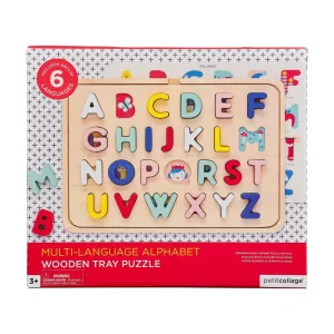 Numbers, Shapes, and Colors Wooden Tray Puzzle