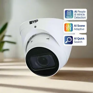 VIP Vision 8MP Fixed Turret Camera, VSIPP-8DIRG-I2