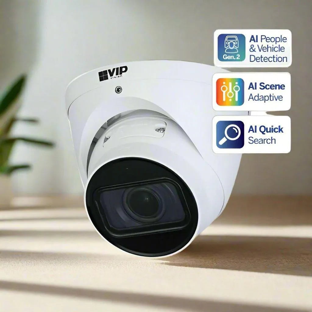 VIP Vision 8MP Fixed Turret Camera, VSIPP-8DIRG-I2