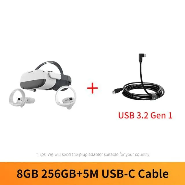 VR Headset All-In-One Virtual Reality Headset 3D VR Glasses 4K Display